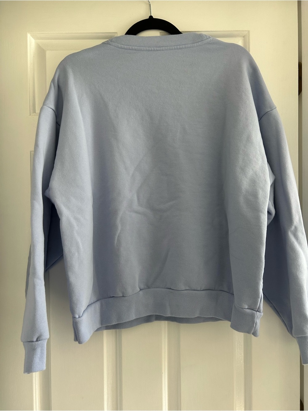 ALO Yoga Pastel Blue Crewneck Sweatshirt - Picture 2 of 4
